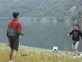 Graham and Kieron enjoy the scenic beauty of Flåm